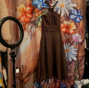 White House | Black Market Flowy Halter Dress